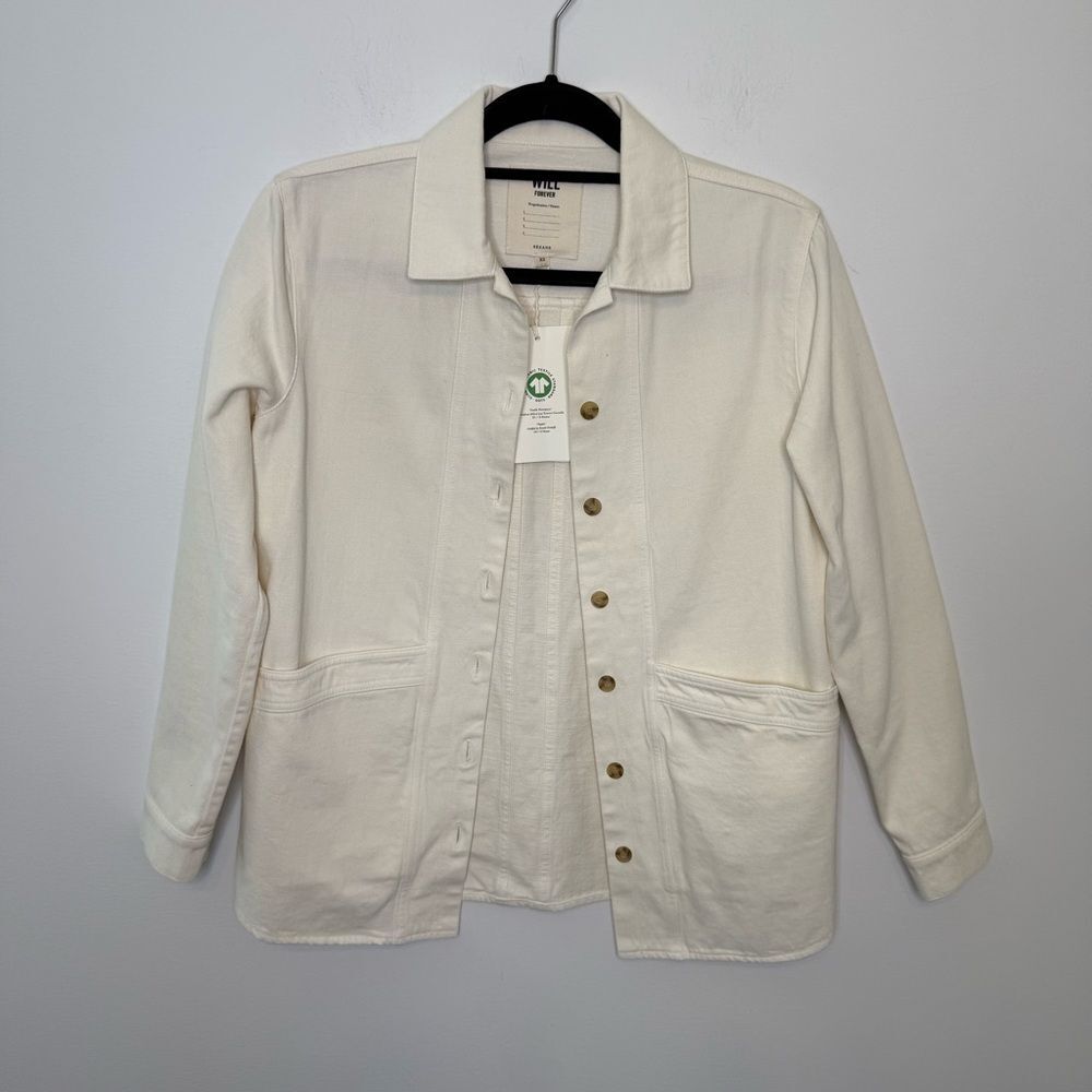 Sezane Ivory Will Jacket XS - Picture 2 of 7